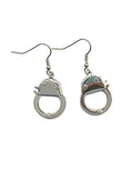 Sk1456S Necklace Bracelet Earrings Set - Ladies Handcuff 19 Stainless Steel Motorcycle Jewelry