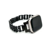 SK2801AW Ladies Watch Band - Black Color - 3/8" Wide Mini