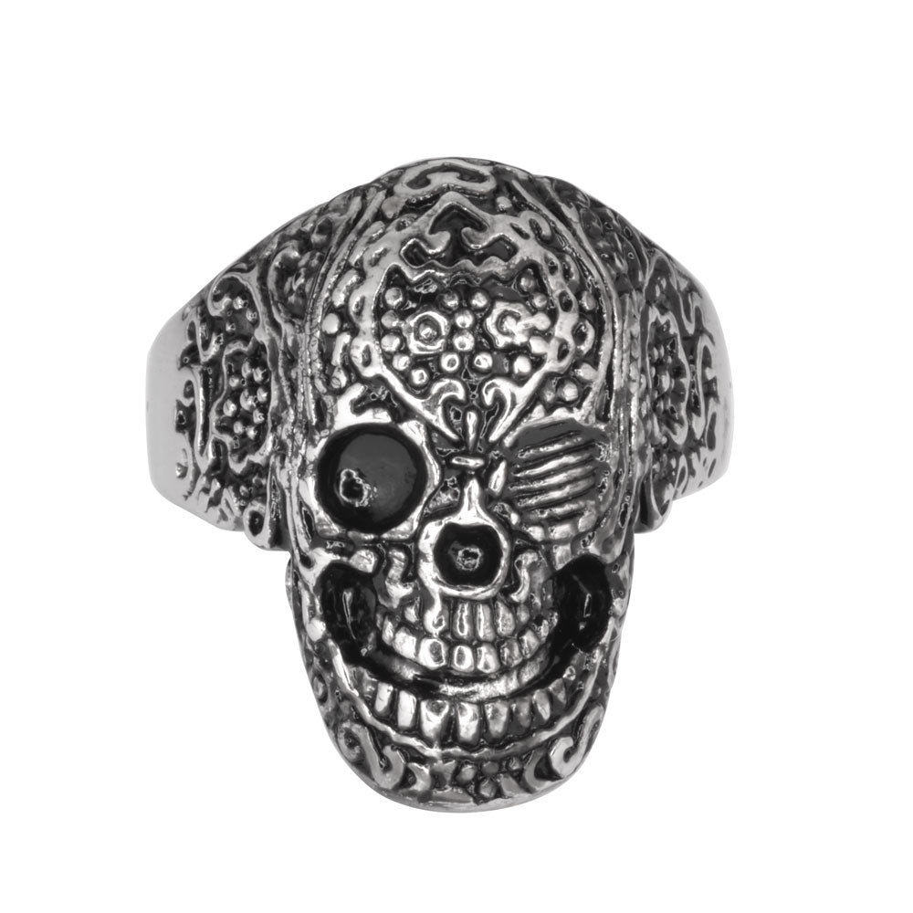 Sk1040 Gents Tattoo’s Gone Wild Ring Stainless Steel Motorcycle Biker Jewelry 9-16 Rings