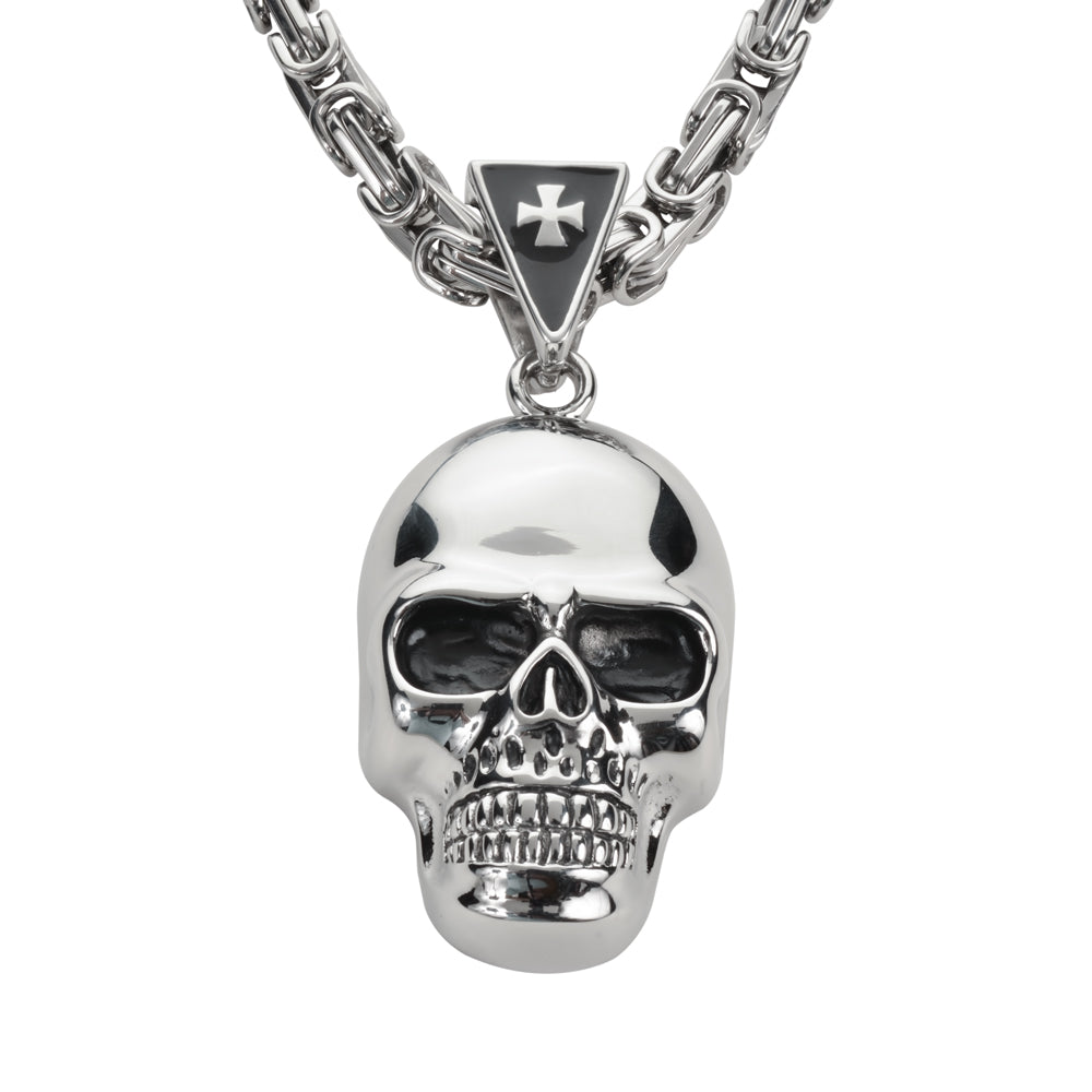 SK1422 Skull 3" Tall with Chain