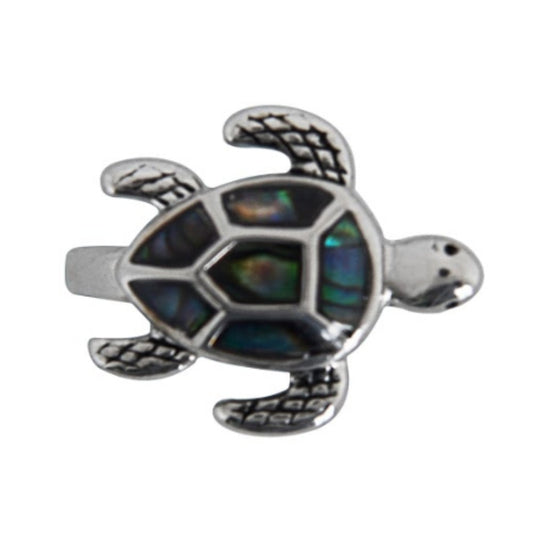 Sk2339 Ladies Turtle Ring Stainless Steel Motorcycle Jewelry Size 5-10 Rings