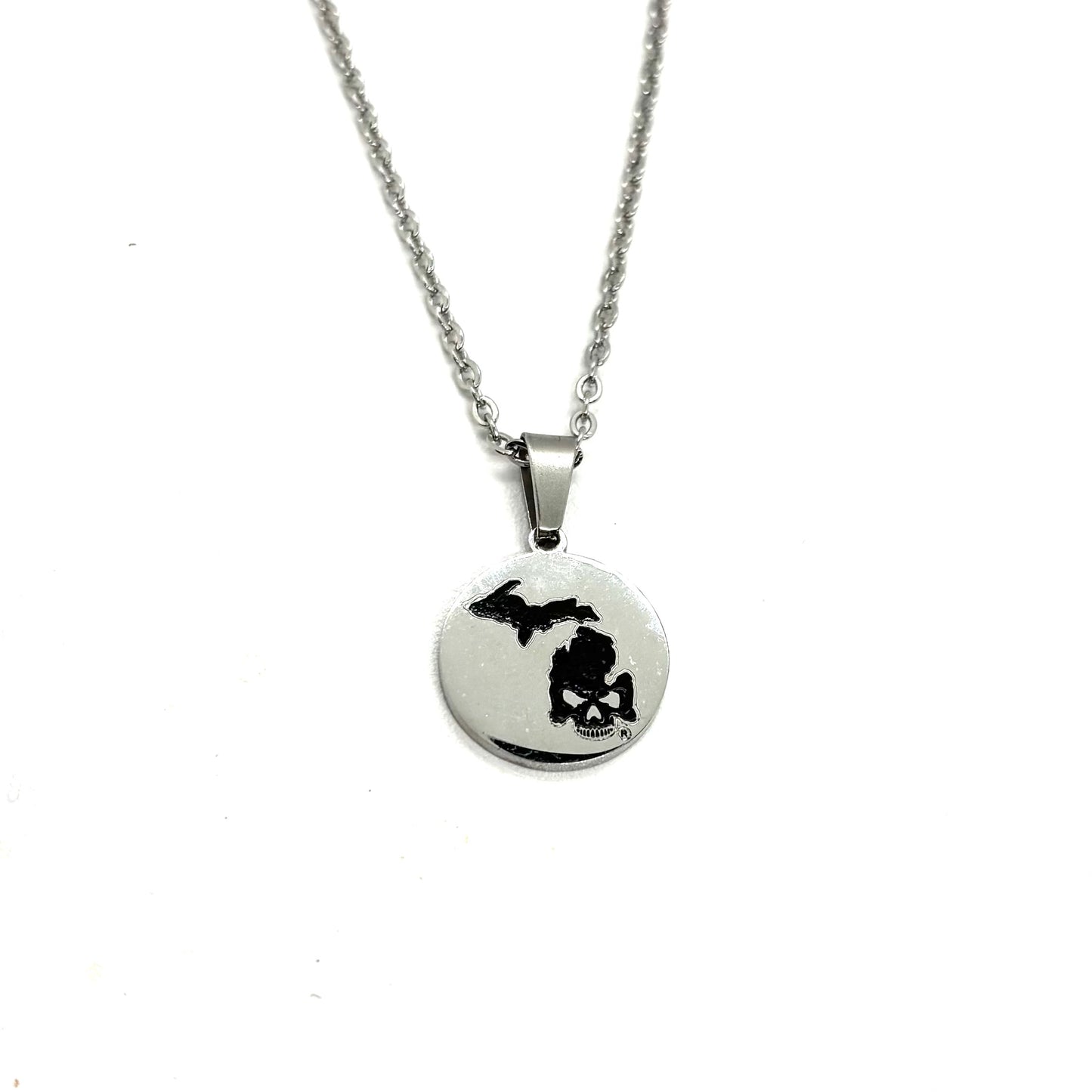 Michigan Bike Life Necklace and Earrings