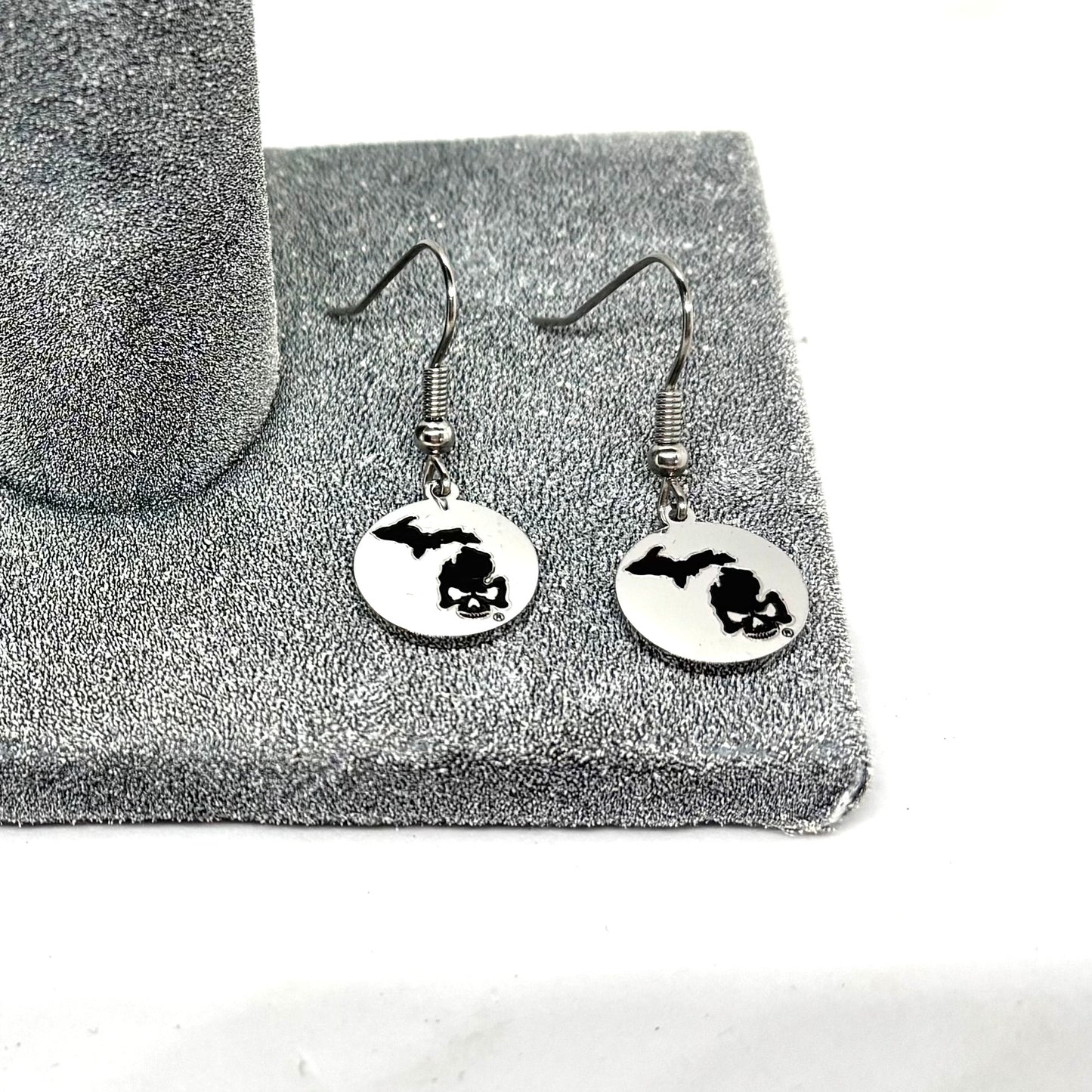 Michigan Bike Life Necklace and Earrings
