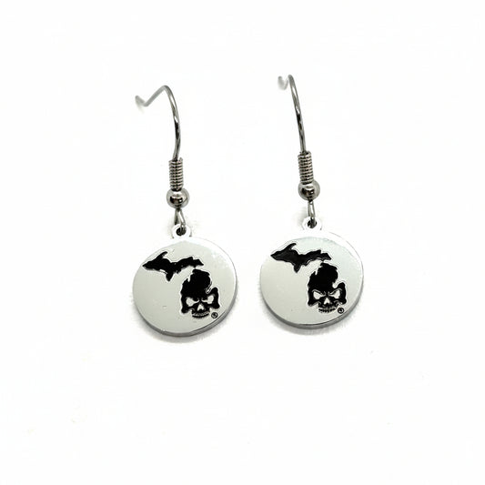Michigan Bike Life Necklace and Earrings