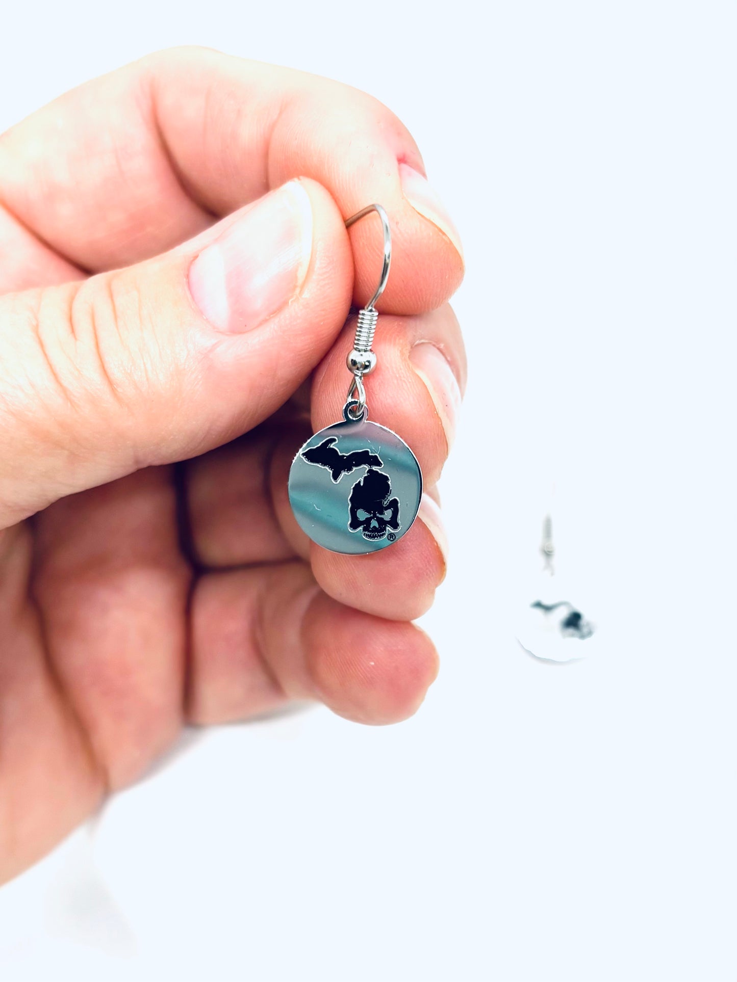 Michigan Bike Life Necklace and Earrings