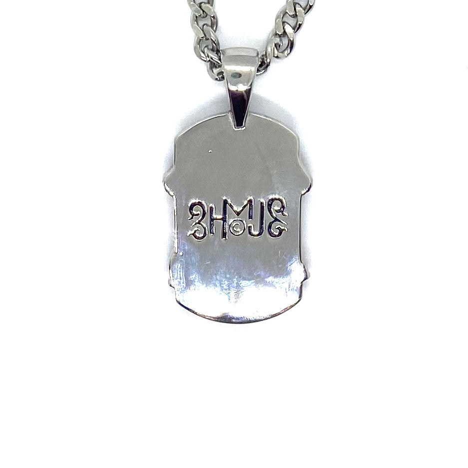 Sk6100 Ride Free Motorcycle Eagle Pendant With 24’ Cuban Link Chain. High Quality 316L Stainless