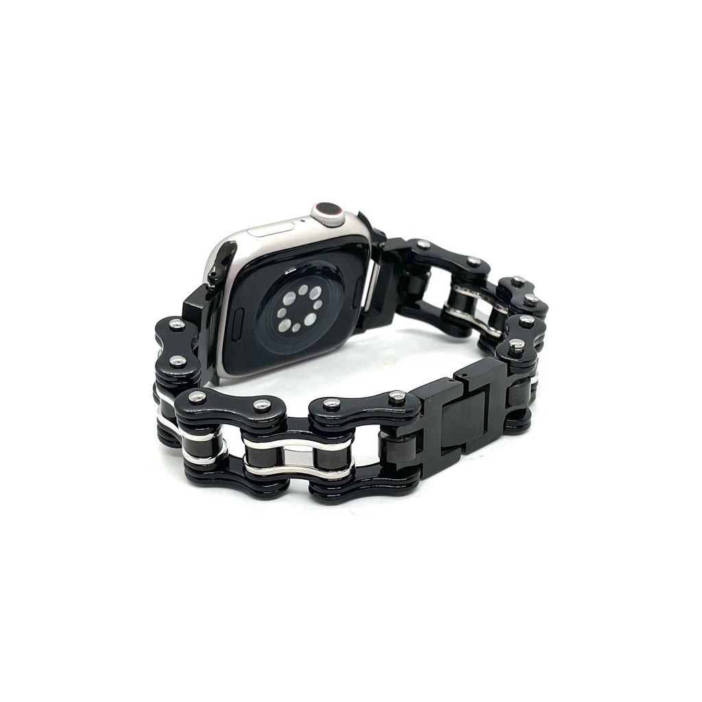 SK1125AW Mens Watch Band Black Color 3/4