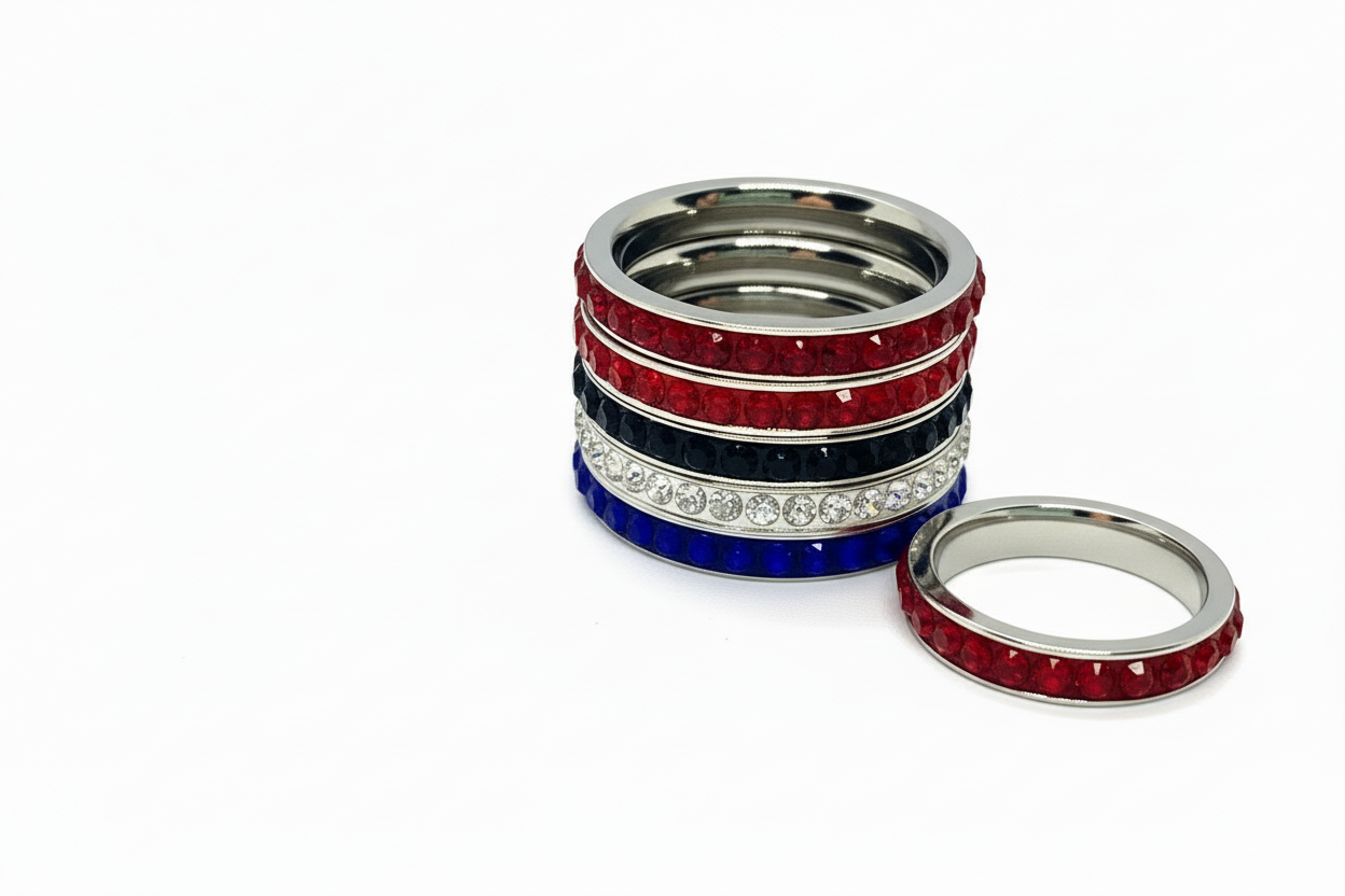 SK2310 Ladies Stackable Sparkle Ring