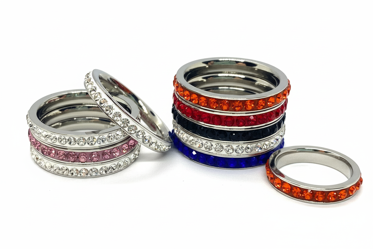 SK2310 Ladies Stackable Sparkle Ring