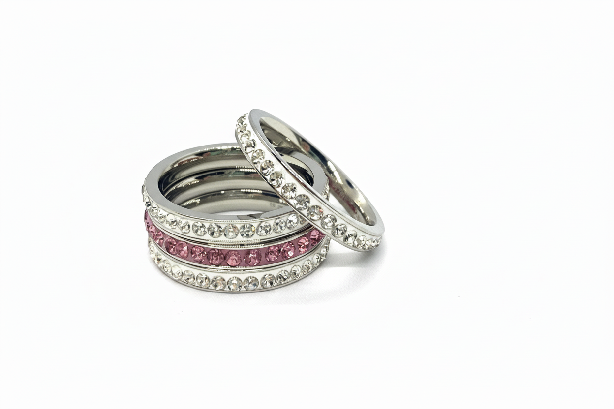 SK2310 Ladies Stackable Sparkle Ring