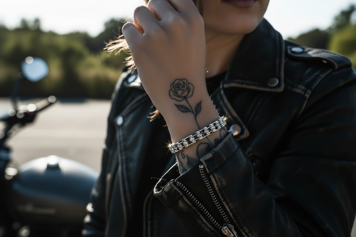 SK2005 Silver Crystal Bracelet