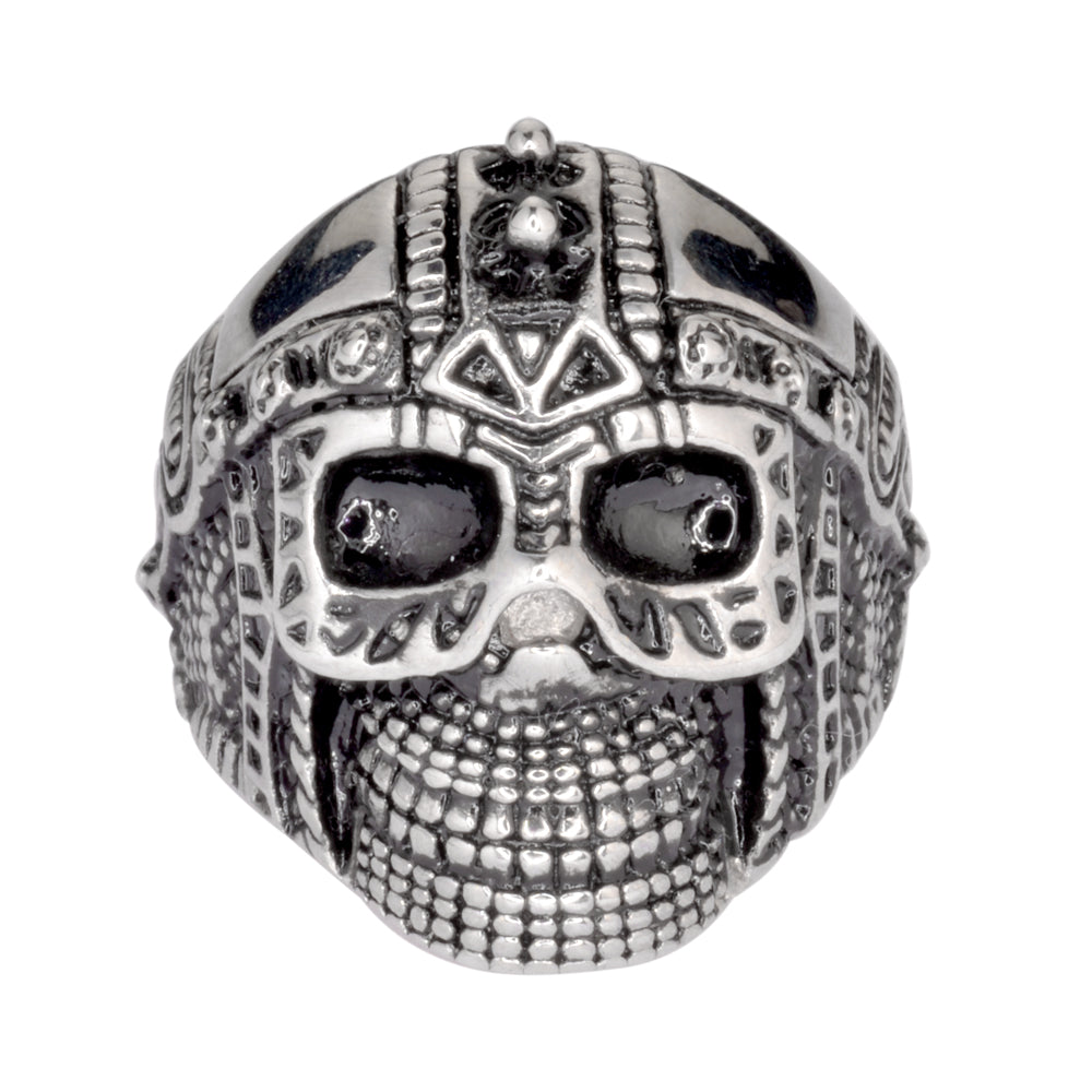 Sk1022 Gents Cyborg Spike Skull Ring Stainless Steel Motorcycle Biker Jewelry Rings