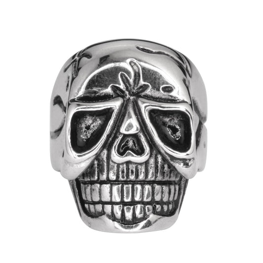 Sk1044 Gents Alien Skull Ring Stainless Steel Motorcycle Biker Jewelry Rings