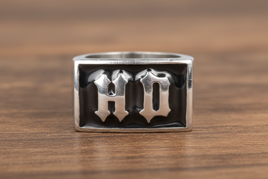 SK1056 Gents Ring "Heavy Duty" Stainless Steel Motorcycle Jewelry