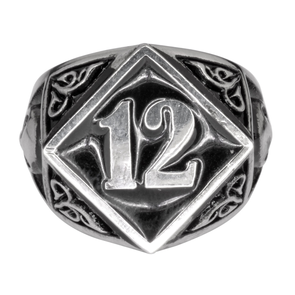 Sk1713 12 Ring Stainless Steel Motorcycle Biker Jewelry Rings