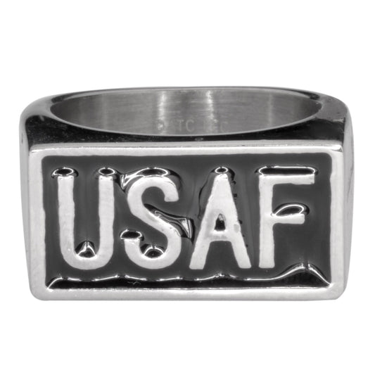 Sk1724 Gents Usaf Ring 316L Stainless Steel Military Jewelry Rings