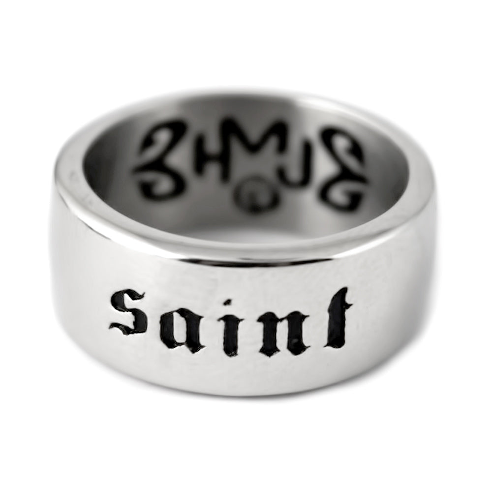 Sk2268 Unisex Saint Ring Stainless Steel Motorcycle Biker Christian Size 7-15 Rings