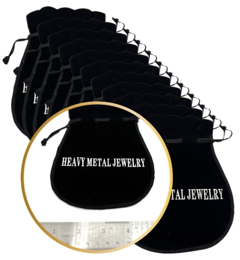 SKB003 - 10 Pack Large Velvet Bags