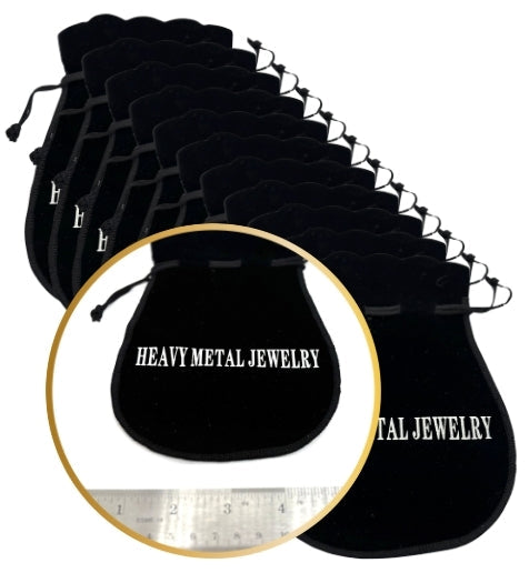 SKB003 - 10 Pack Large Velvet Bags