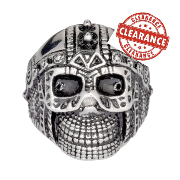 Sk1022 Gents Cyborg Spike Skull Ring Stainless Steel Motorcycle Biker Jewelry Rings