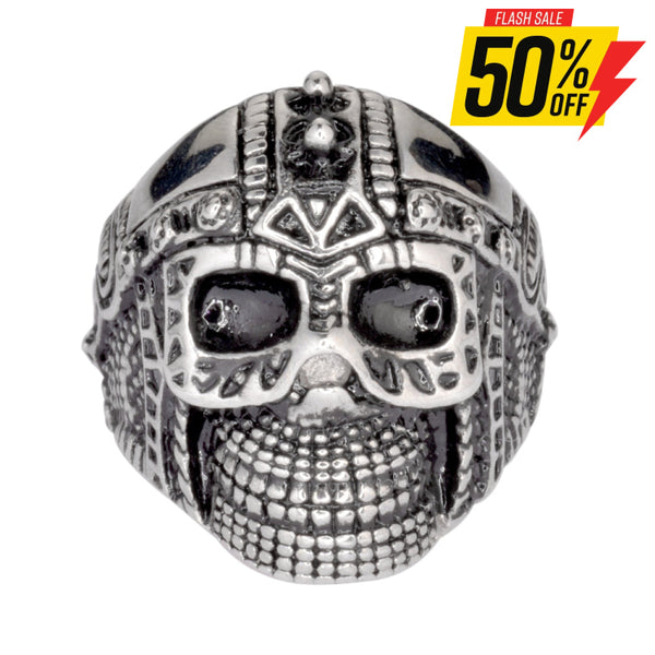 Sk1022 Gents Cyborg Spike Skull Ring Stainless Steel Motorcycle Biker Jewelry Rings