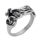 Sk1051 Ladies Motorcycle Bike Ring Stainless Steel Jewelry Size 5-10 Rings