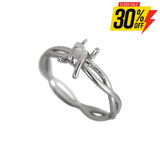 Sk1077 Ring Ladies Barbed Wire Motorcycle Bike Stainless Steel Jewelry Size 5-10 Rings