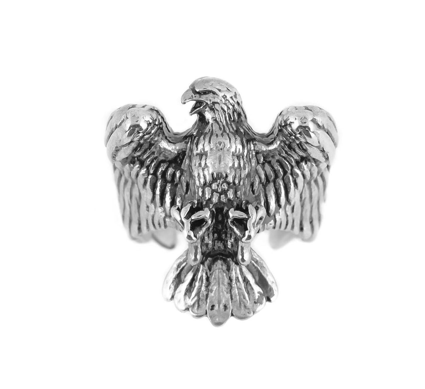 Sk1079 American Bald Eagle Ring Stainless Steel Motorcycle Jewelry Size 9-15 Rings
