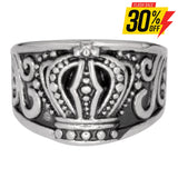 Sk1081 Ladies Royal Crown Ring Stainless Steel Motorcycle Jewelry Sizes 6-10 Rings