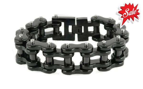 Men's Stainless Steel Motorcycle Chain Bracelet