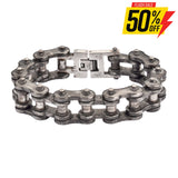 Sk1700 Distressed Antique Finish 3/4’’ Wide Thick Link Men’s Stainless Steel Motorcycle Chain