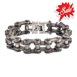 Sk1700 Distressed Antique Finish 3/4’’ Wide Thick Link Men’s Stainless Steel Motorcycle Chain