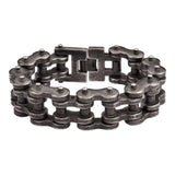 Sk1701 Distressed Antique Finish 1’’ Wide Thick Link Men’s Stainless Steel Motorcycle Chain