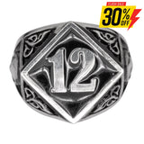 Sk1713 12 Ring Stainless Steel Motorcycle Biker Jewelry Rings