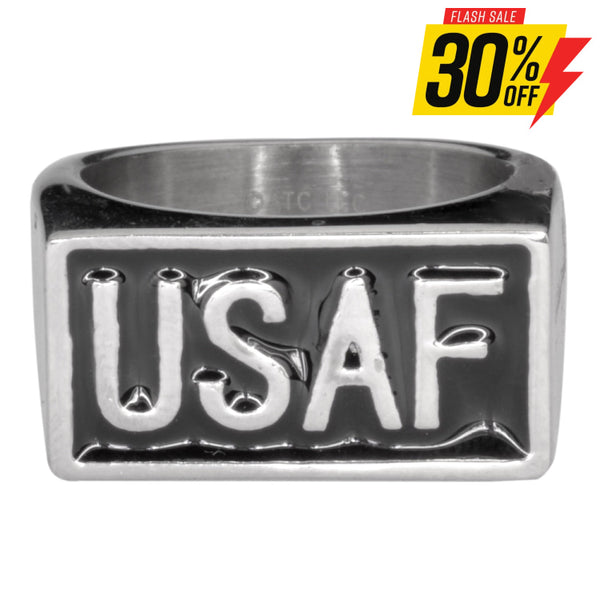 Sk1724 Gents Usaf Ring 316L Stainless Steel Military Jewelry Rings