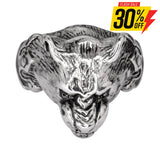 Sk1746 Gents Panther Ring Stainless Steel Motorcycle Jewelry Size 9-14 Rings