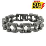 Sk1840 All New Gunmetal Finish 3/4’’ Wide Thick Link Unisex Stainless Steel Motorcycle Chain