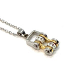 Sk2096N Pendant Mini Chain Link Necklace Silver Gold Stainless Steel Necklaces