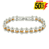 Sk2217 November 3/8’’ Wide Citrine Color Crystal Centers Ladies Bracelets