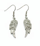 SK2235A Wing Earrings Bling French Wire French Wire Earrings