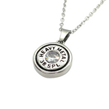 SK2709N Heavy Metal Jewelry Signature Bullet Necklace Stainless Steel Necklaces