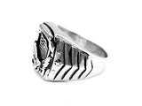 Sk6201 Mens Patriotic American Pride Flag Eagle Ring Rings