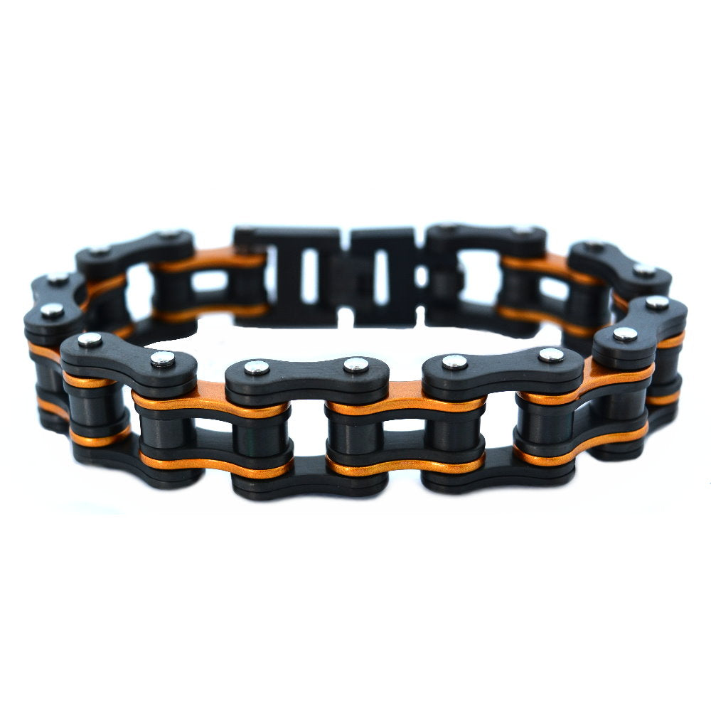 SK1184 New 3/4" Wide Gunmetal Finish With Beryllium Orange