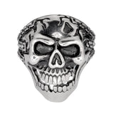 SK1045 Gents Demon In Chains Ring Stainless Steel Motorcycle Biker Jewelry