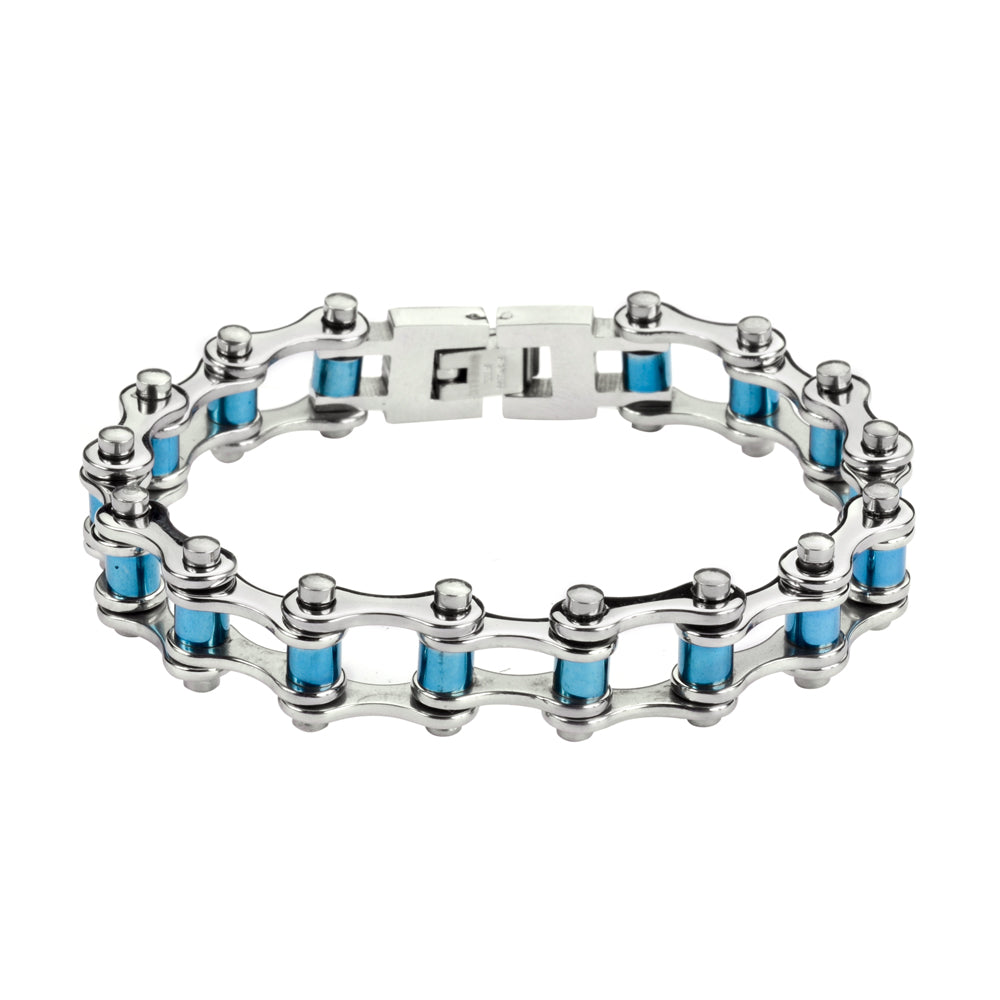 SK1297 Wide All Stainless Steel Bracelet