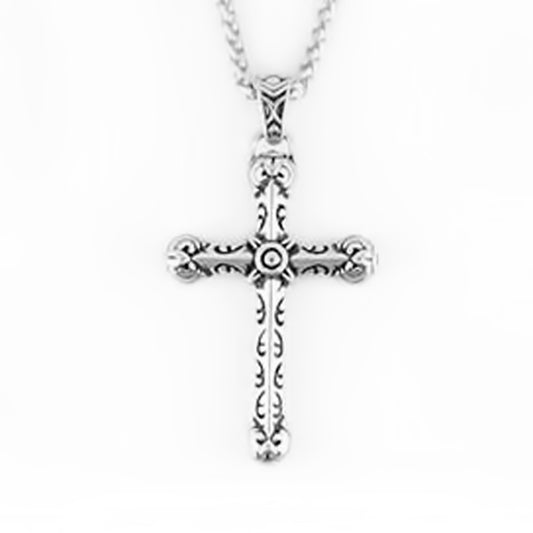 SK2273 Gents Tribal Cross Stainless Steel Christian Motorcycle Jewelry