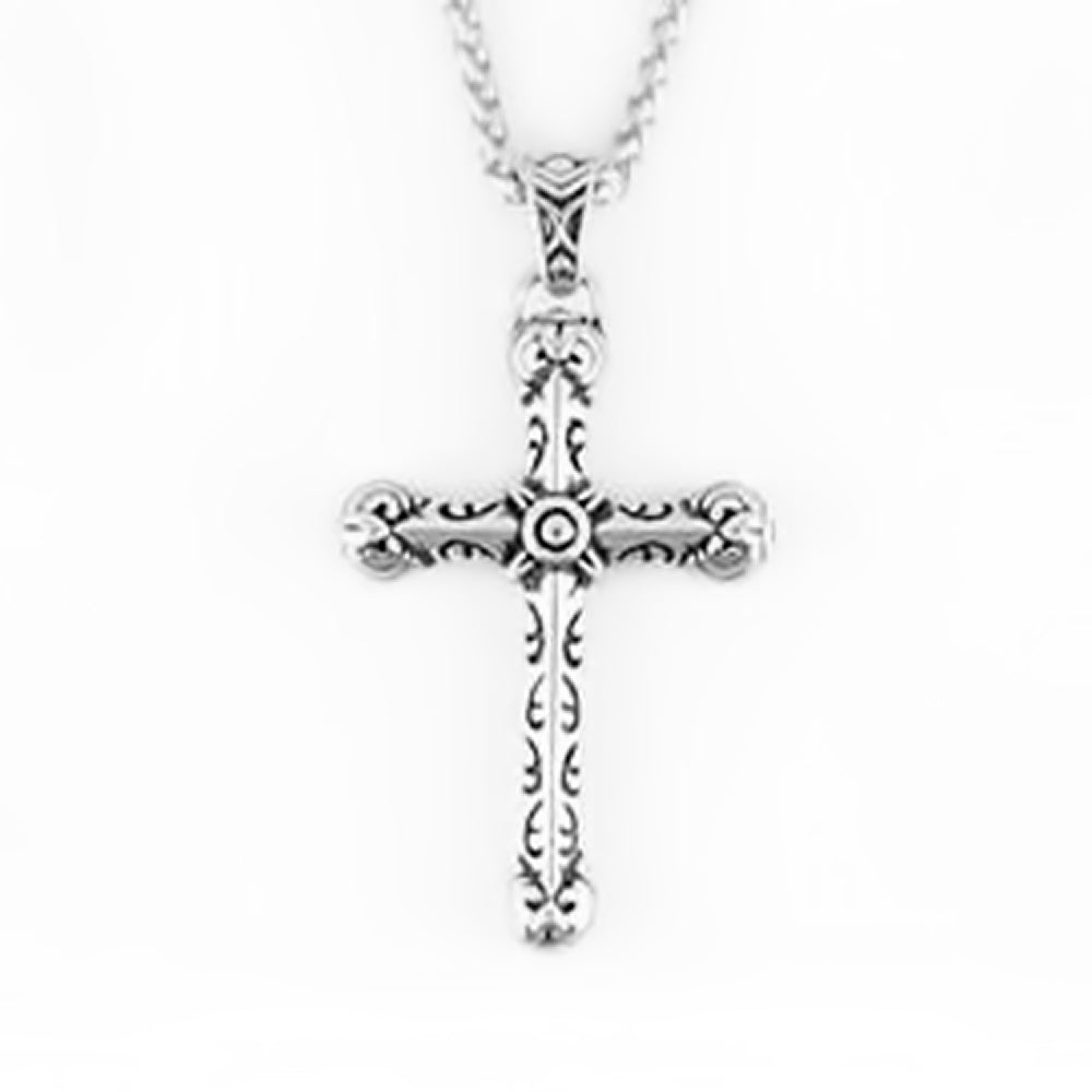 SK2273 Gents Tribal Cross Stainless Steel Christian Motorcycle Jewelry