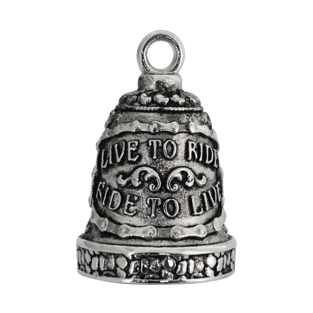 SK5332 Live to Ride Ride to Live Bell - Stainless Steel