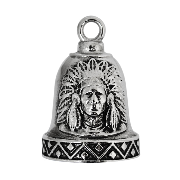 SK5335 Ride Bell Indian Bust Stainless Steel