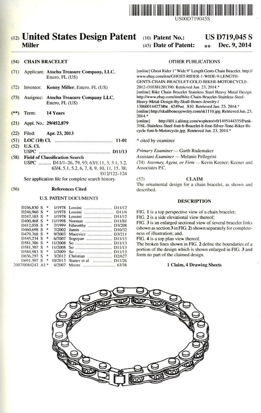 SK1197 Wide Two Tone Black Pink With White Crystal Centers